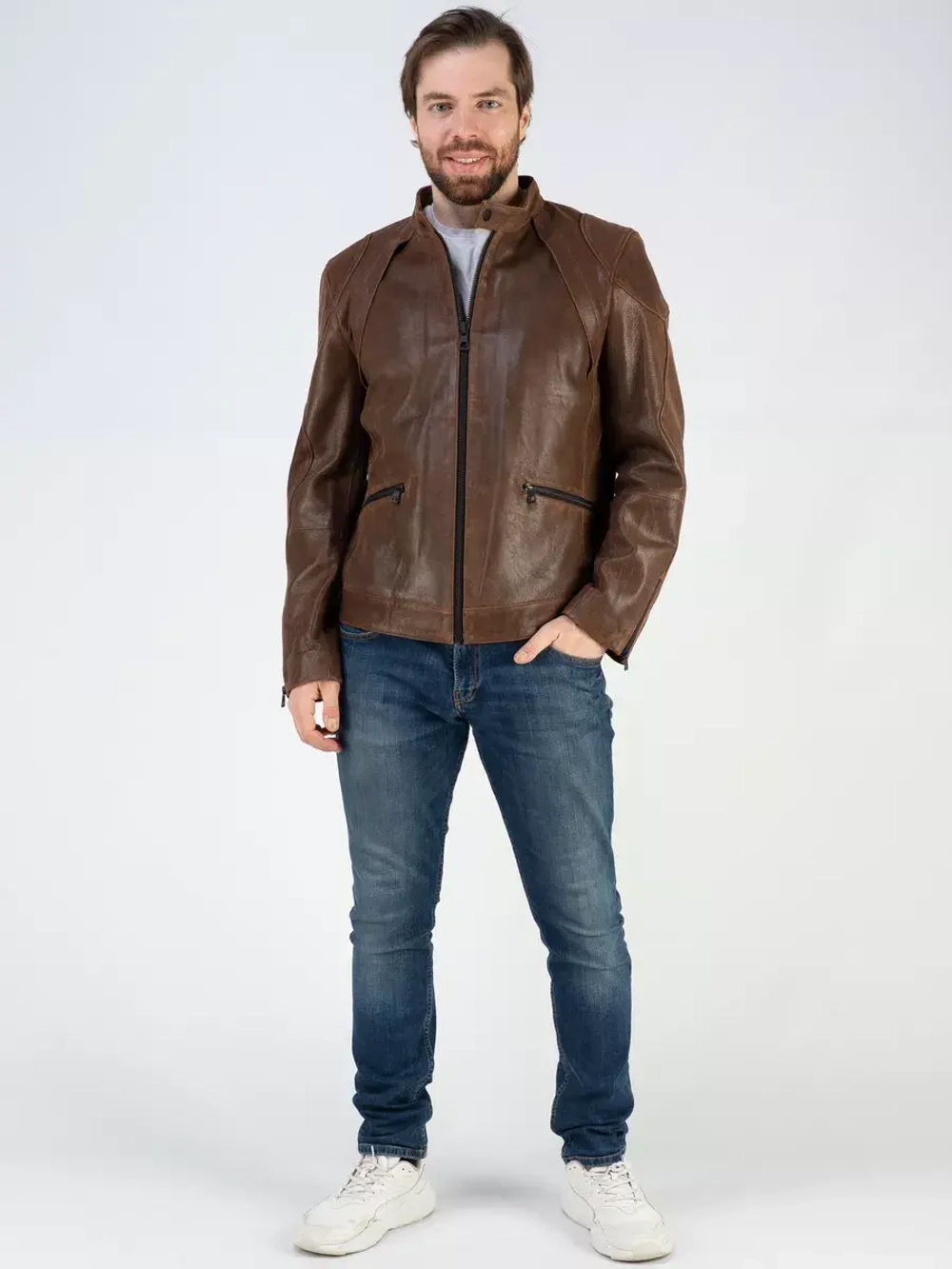 Кожаная куртка демисезонная Турция