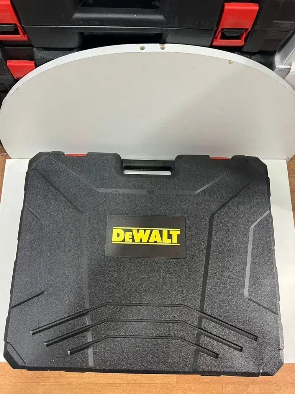 Набор электроинструментов DeWALT 4в1 / Шуруповерт, Гайковёрт, Перфоратор, болгарка (ушм) / аккумляторный/