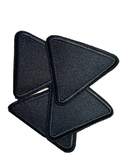 Термоаппликация, р. 2,3х3,5 см, чёрный