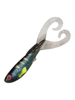 Приманка мягкая твистер Abu Garcia Beast Twin Tail, 210 мм, 4 шт, Red Tiger