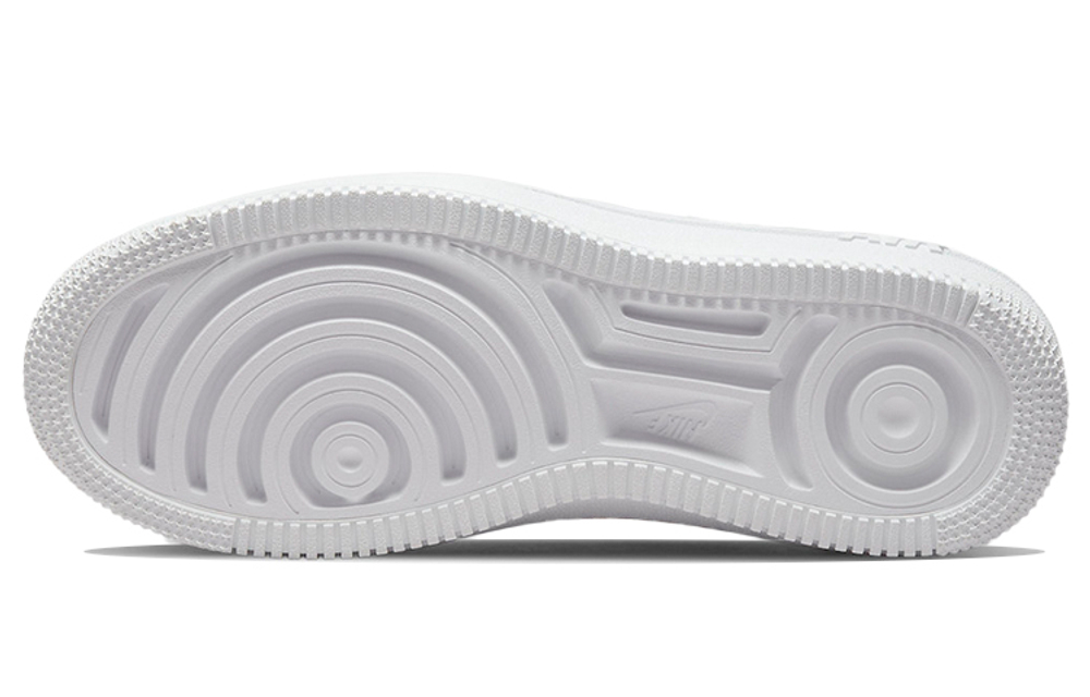 Кроссовки Nike Air Force 1 Plt.Af.Orm "Triple White" (Женская размерная сетка)