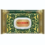 Салфетки влажные FRESH ROYAL очищающие с пластиковым клапаном 120 шт