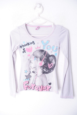 Лонг Gloria Jeans с принтом на 9-10 лет