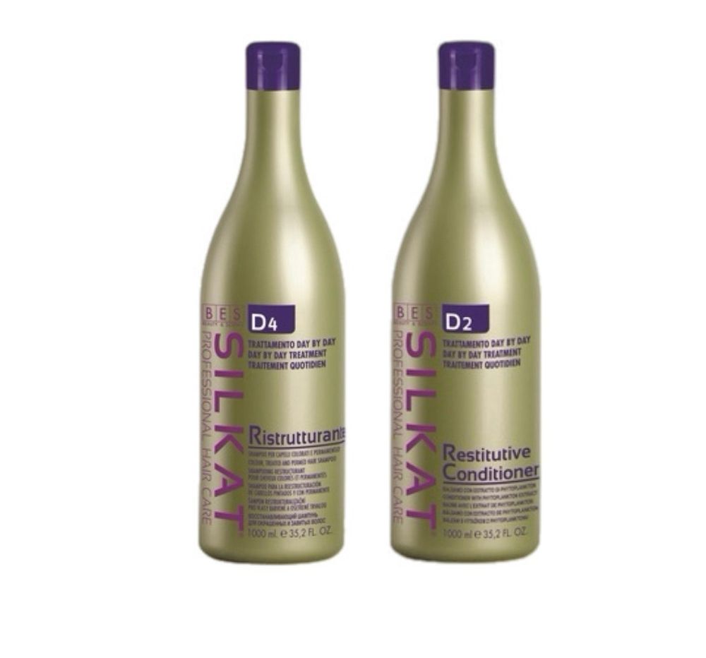 Набор для восстановления волос Day By Day BES (Шампунь D4, 1 л + Кондиционер D2, 1 л)