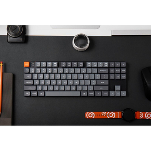 Беспроводная механическая ультратонкая клавиатура QMK Keychron K1 Max, 87 клавиш, Hot Swap, RGB-подсветка, Gateron Brown Switch (K1M-H3-RU)