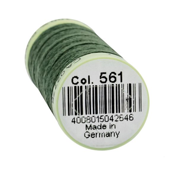 Нитки отделочные Gutermann Top Stitch 30 (30 метров), 5 кат. | 561 серо-зеленый