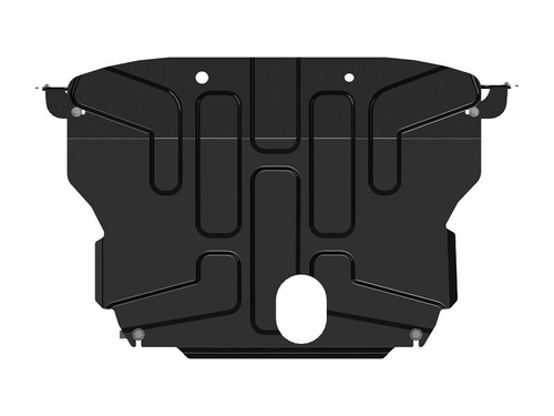 Защита картера двигателя, КПП (2,5 мм, сталь) для Kia Seltos 2020-2022 (V = 1.6T-GDI 7DCT (вариатор) 4WD/ 2.0 MPI. IVT (робот) 4WD/FWD), Kia Soul 2019- (V = 1.6 MT FWD; 1.6 T-GT DCT FWD; 2.0 AT FWD) Sheriff.11.4229