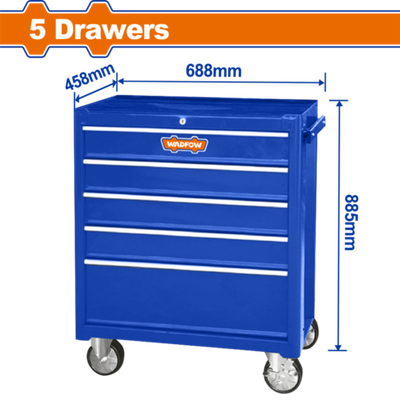 Шкаф инструментальный 688х458х735 мм WADFOW WCS2A05