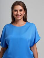 Блузка Летний драйв-4 Виотекс ГОЛУБОЙ