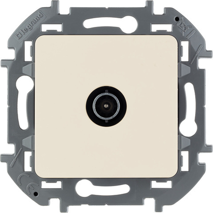 Розетка TV (телевизионная) оконечная 10дБ 5-862мГц - слоновая кость Inspiria Legrand