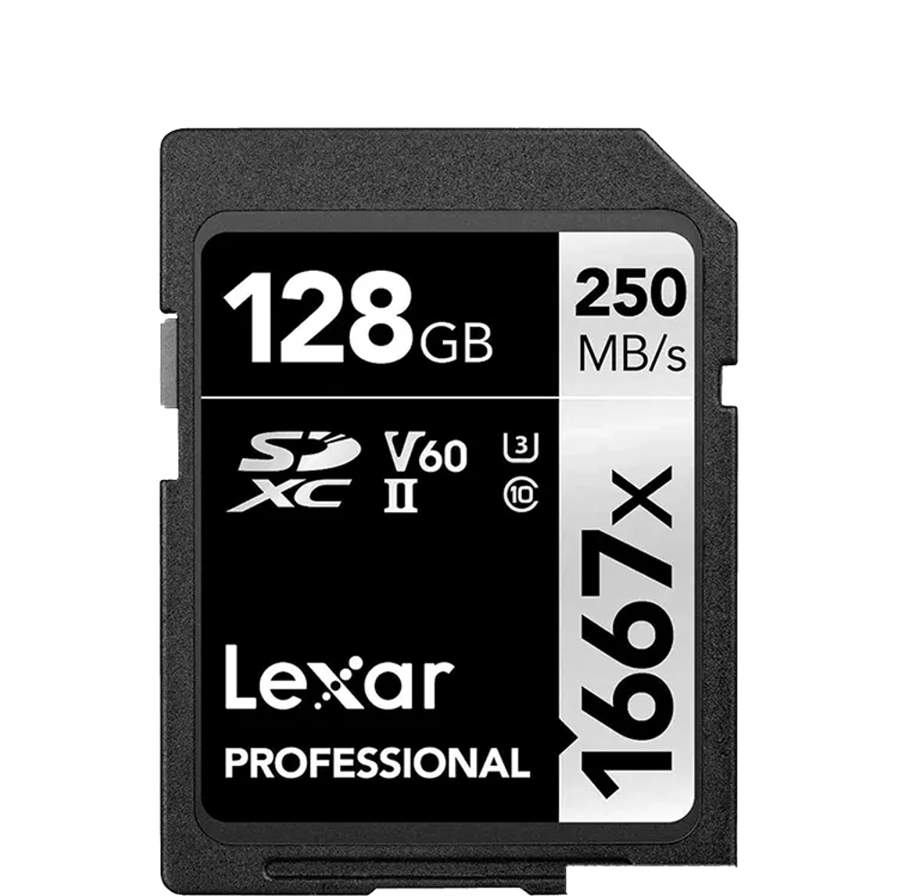 Lexar Professional SDXC 128 ГБ UHS-II 1667x