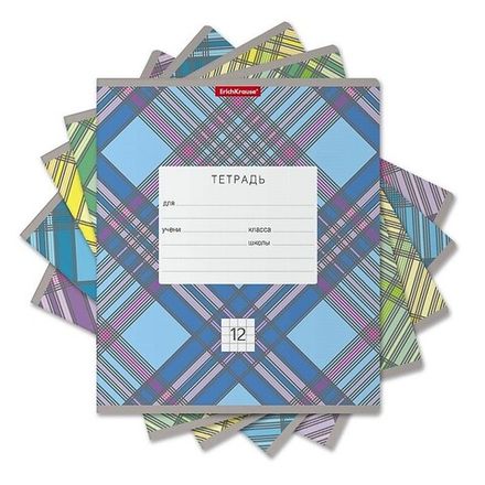 Тетрадь 12л, клетка, Erich Krause Optima Check, 1шт