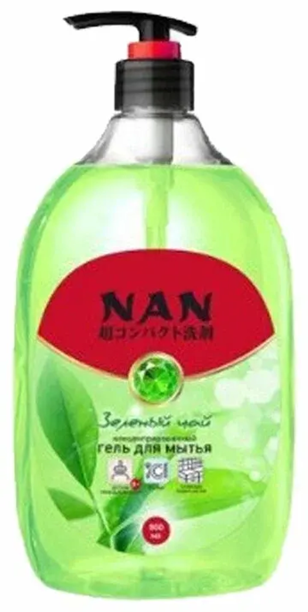 Концентрированный гель для мытья посуды NAN
