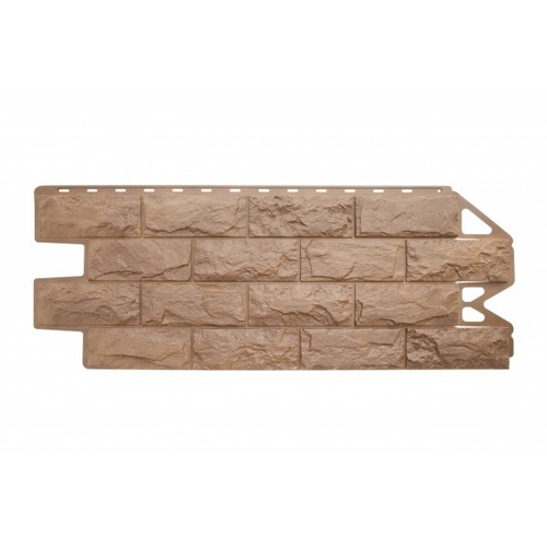 Фасадная панель Альта-профиль Фагот ЭКО Бежевый  1020*430мм 0,44м2