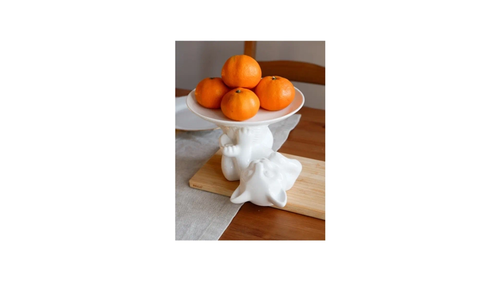 Блюдо на ножке Claystreet Котенок 18 см