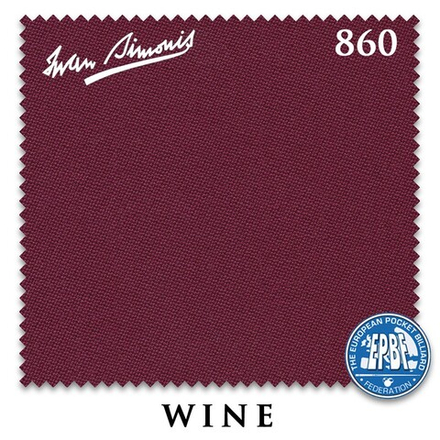 Сукно "Iwan Simonis 860" 198см Wine