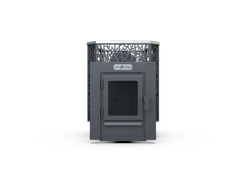 Банная печь Душа- 15 Сетка Древо стекло 8мм