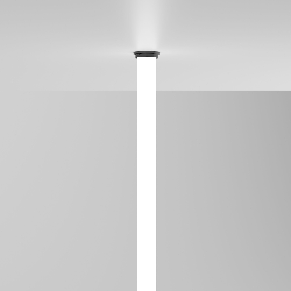 Встраиваемое крепление для круглого гибкого неона Elektrostandard Full light FL 2860 черный