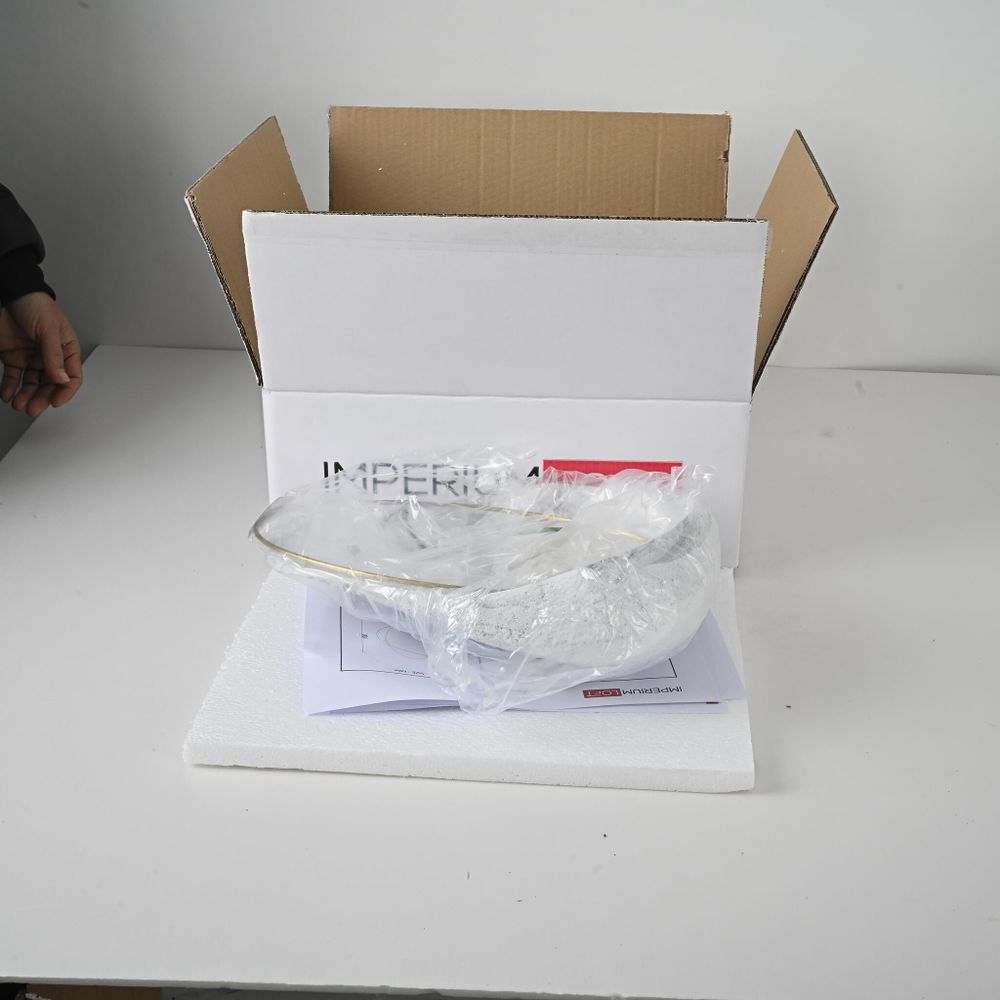 Настенный Светильник Clam Белый Мрамор By Imperiumloft