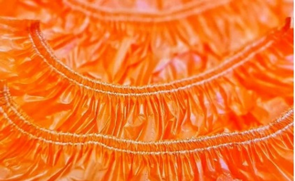 Бахилы оранжевые "МАКС" 35мкм 2 резинки (1/1000шт)