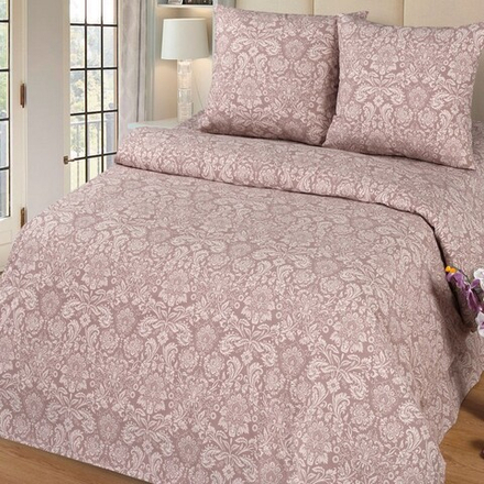 Комплект постельного белья "ВЛ. ЛАТТЕ", поплин Жаккард, 100% хлопок.