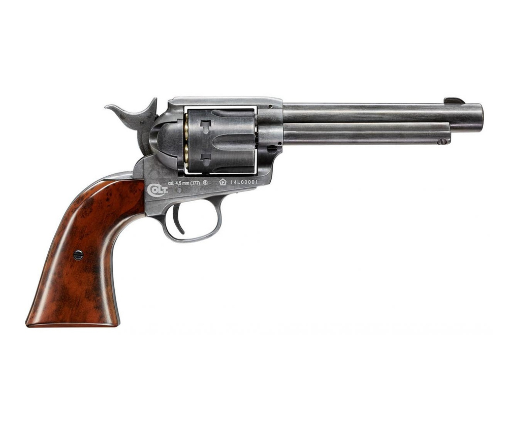 Пневматический револьвер Umarex Colt SAA.45 BB Antique