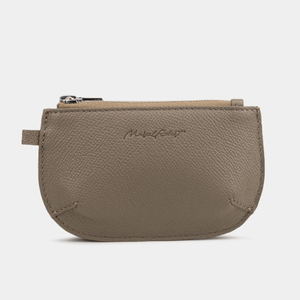 Ключница-кошелек Chatelain из кожи сафьяно, бежевого цвета