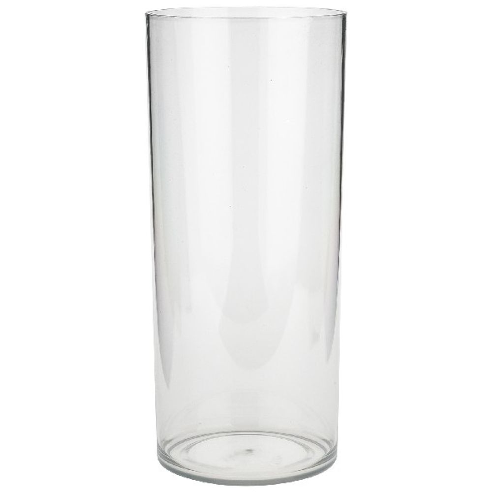 Вазон "Round" (пластик) D15xH35см (Прозрачный)