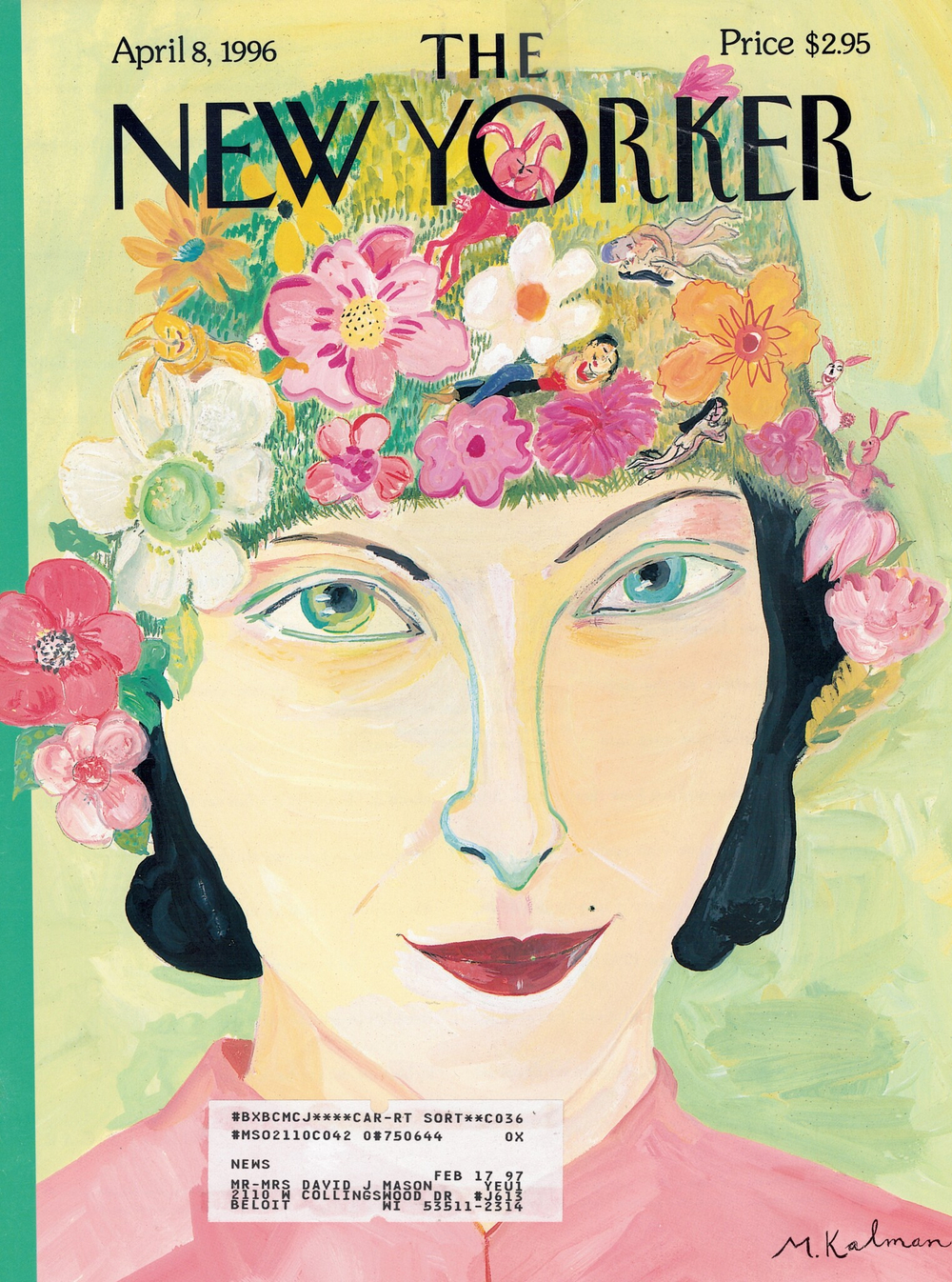 Журнал The New Yorker 08-04-1996, обложка