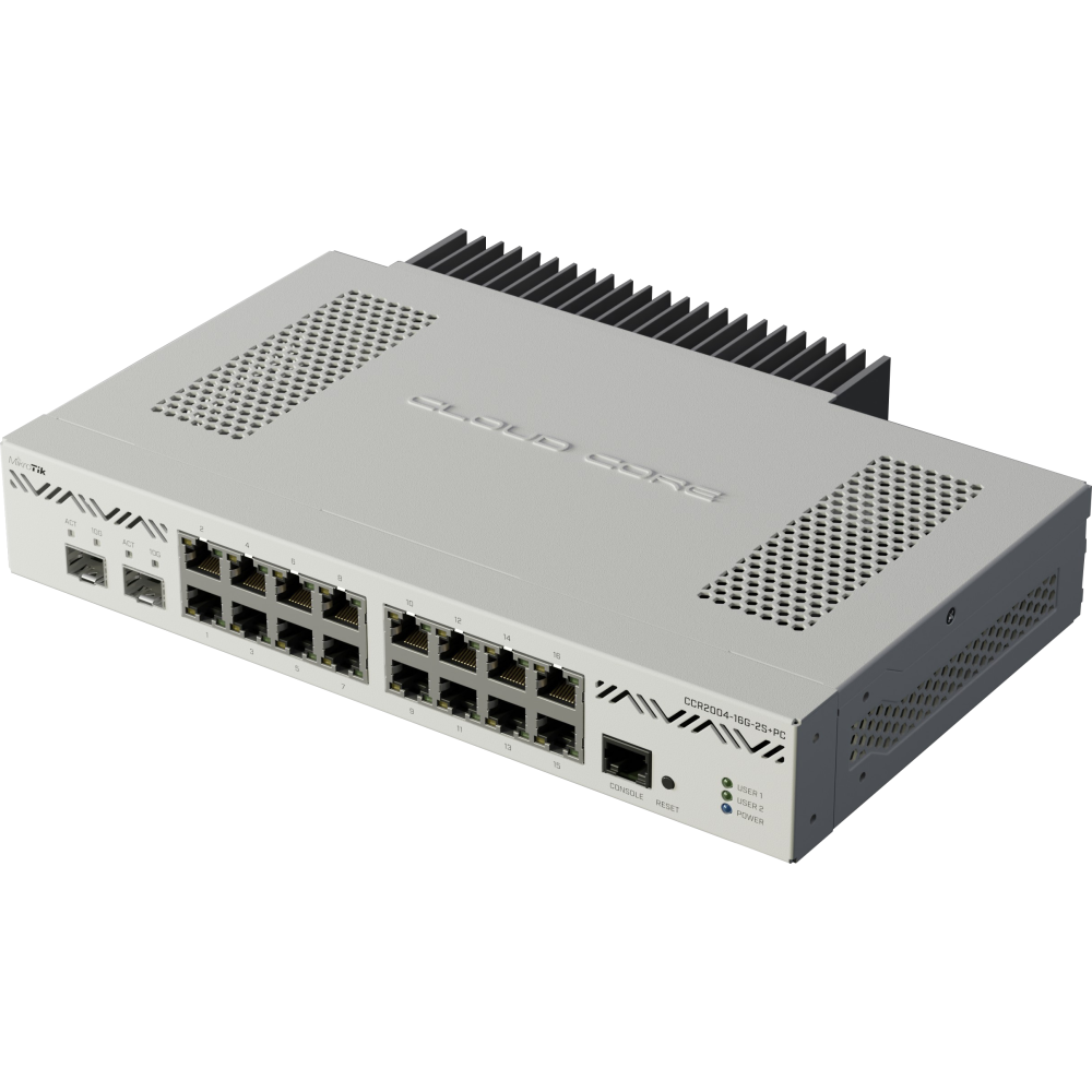 Маршрутизатор (роутер) MikroTik CCR2004-16G-2S+PC
