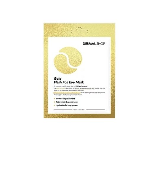 Dermal Shop Gold Flash Foil Eye mask- патчи 1 шт
