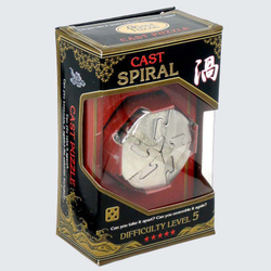 Металлическая головоломка 5-го уровня Cast Puzzle Spiral