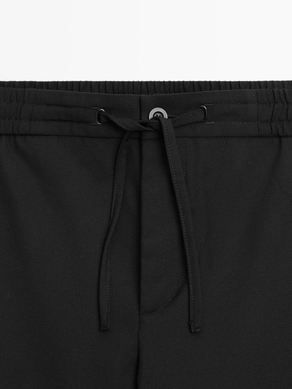 Massimo Dutti Брюки-джоггеры, черный