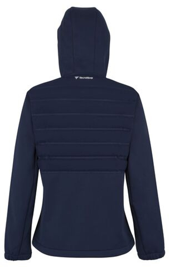 Женская теннисная куртка Tecnifibre Bombshell - небесный