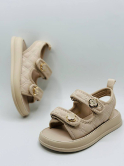 Детские кожаные босоножки Miu Miu
