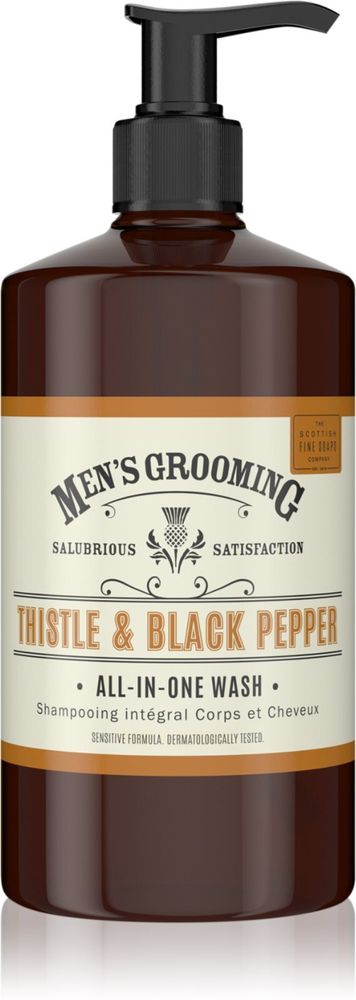 Scottish Fine Soaps гель для мытья тела и волос Men’s Grooming Thistle &amp; Black Pepper