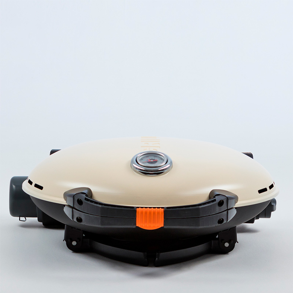 Гриль газовый O-GRILL 700T bicolor черный-кремовый (в комплекте адаптер тип А)