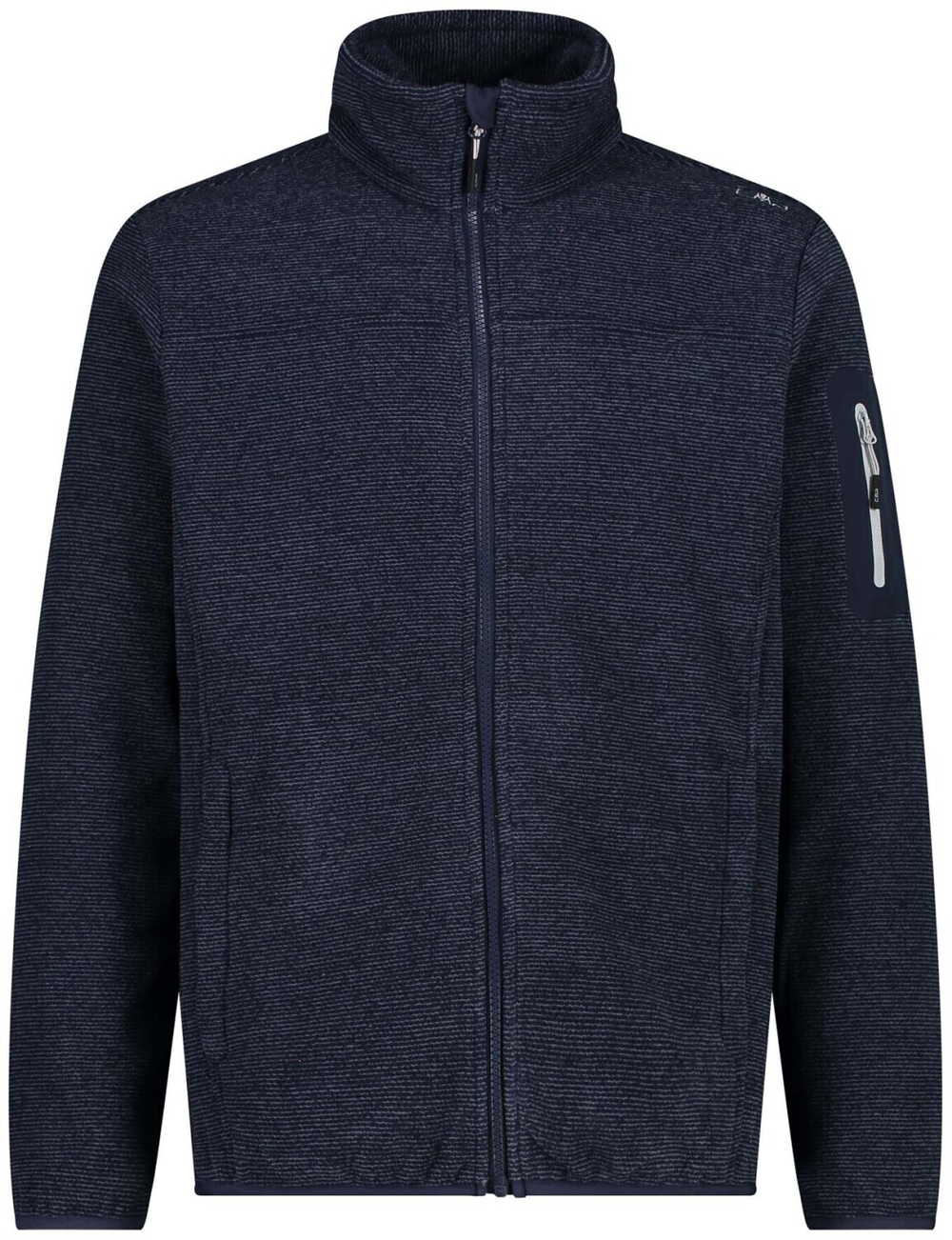 Толстовка флисовая CMP Men's jacquard Knit-Tech fleece with rhombus motif, артикул 38H2237, цвет BLUE-ICE (42NM)