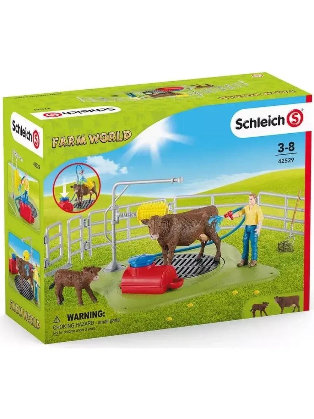 Набор Веселая мойка для коровы Schleich 42529
