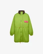 Парка Choompu оверсайз зеленая