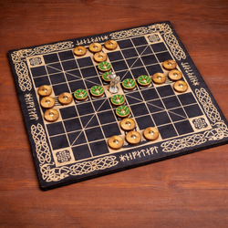 Скандинавская игра Хнефатафл 9х9 черная