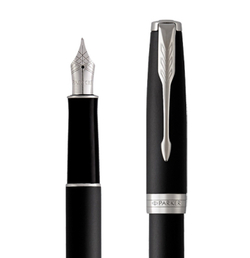Перьевая ручка Parker Sonnet , Matte Black CT, перо: F, цвет чернил: black, в подарочной упаковке