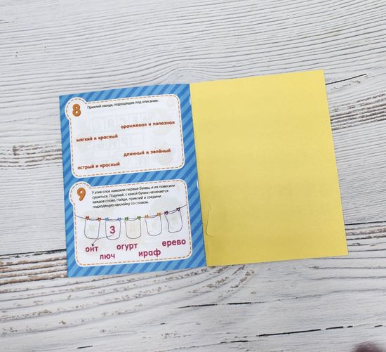 Набор развивающих книг с наклейками 3 шт