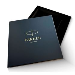 Подарочная коробка Parker пустая черная под ручку и ежедневник (1170230)