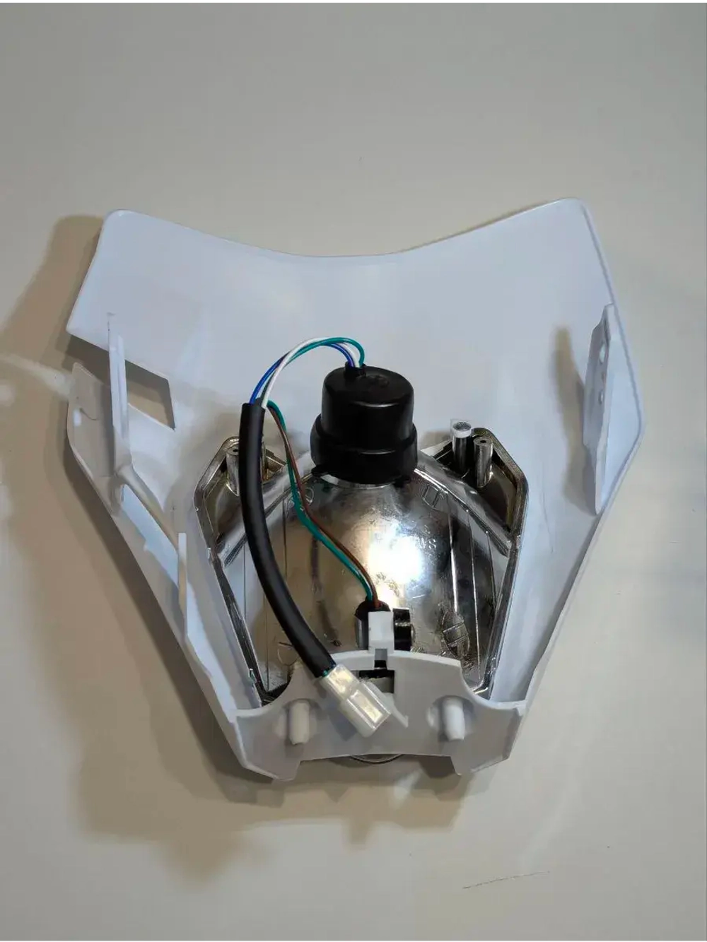 Фара галогеновая для мотоцикла в стиле KTM белая