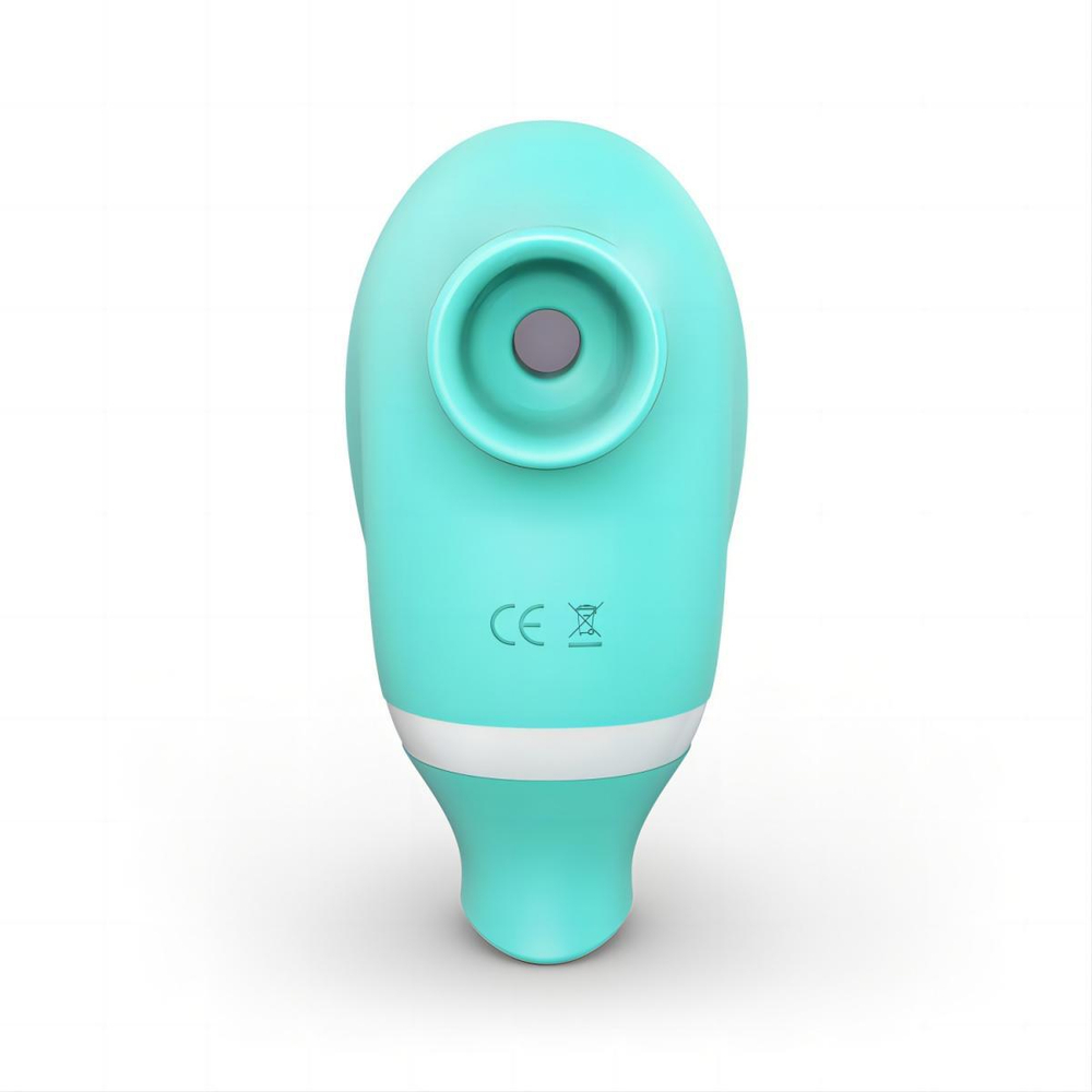 Клиторальный вибромассажер TF 2 in 1 Clitoral Vibrator (Цвет: бирюзовый)