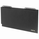 Планинг настольный недатированный (285х112 мм) STAFF, бумвинил, 64 л., черный, 127056