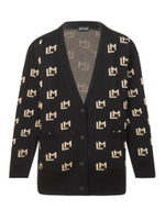 Кардиган вязаный с лого ML