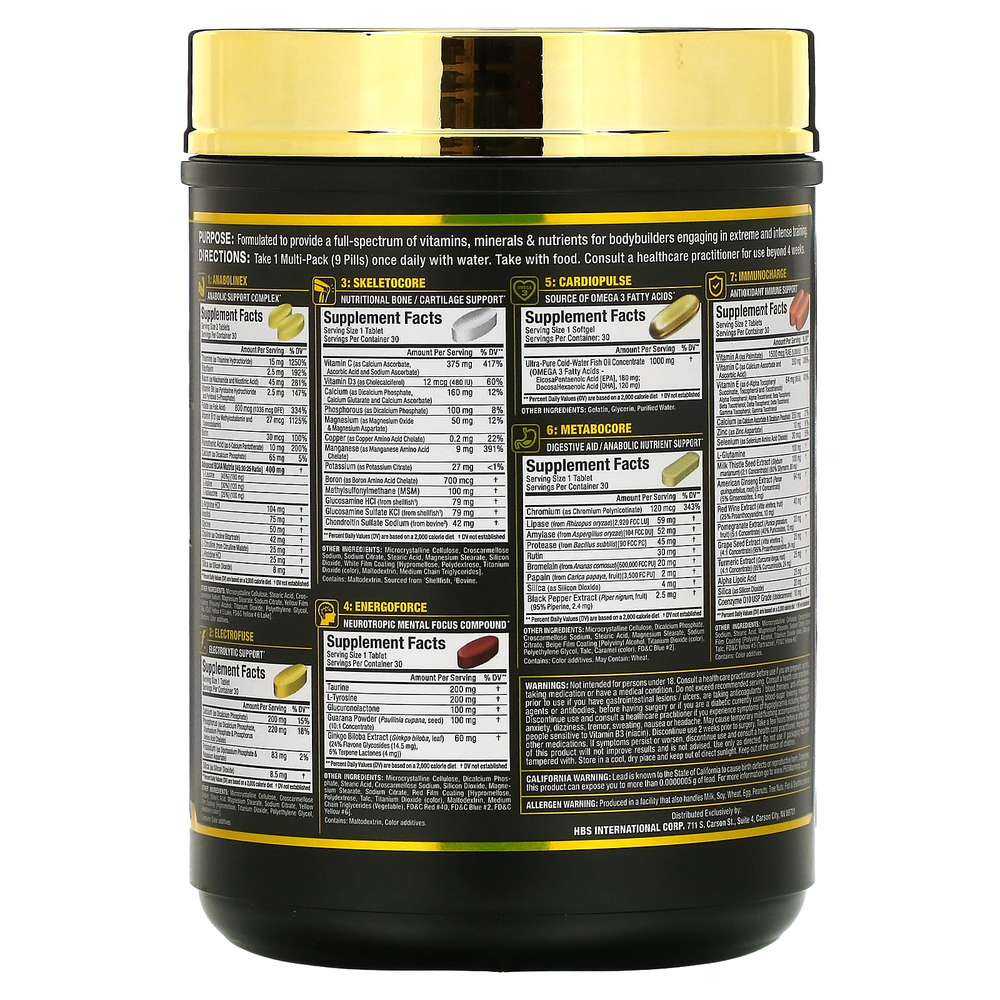 ALLMAX, VITASTACK™, набор таблеток, 30 комплектных упаковок