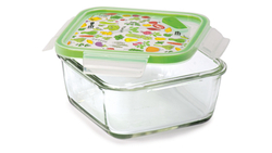 Контейнер квадратный 1.4л SNIPS зеленый